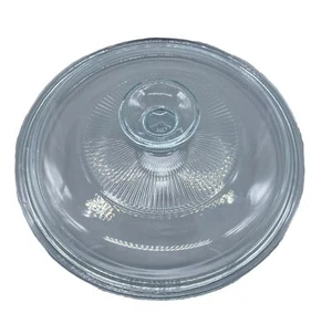 Pyrex 7” Round Clear Glass G5C-06 Corning Ware Replacement Lid Only - Picture 1 of 8