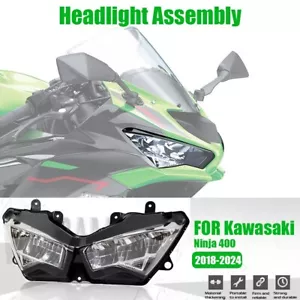 Fit for Kawasaki EX400 NINJA 400 2018-2023 Headlight Assembly Headlamp 2021 2019 - Picture 1 of 11