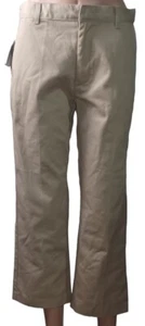 Big Kid Khaki Girl's/Juniors School Uniform Pant- Size 12H-Adjustable Waist - Picture 1 of 4