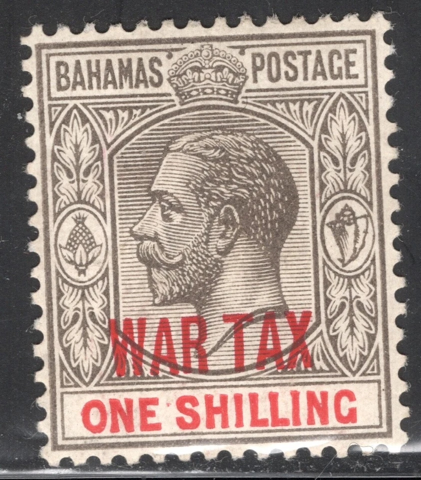 Bahamas Stamp Scott #MR8, 1sh, Black & Red, War Tax, OG, MNH, SCV$14.00 - Image 1 of 1