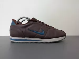 Vintage Sample Nike Cortez '02 Brown Leather Trainers UK 8 EUR 42,5 - Bild 1 von 10