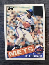 1985 Topps Tiffany #649 Sid Fernandez NM Rookie Card RC New York Mets Sharp!