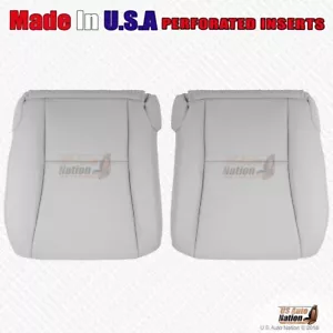 2007 2008 For Lexus LS460 LS600h Driver & Passenger Bottoms Leather Cover Gray - Picture 1 of 7
