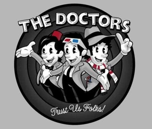 Nueva Camisa para Hombre Looney Toons Tunes Bugs Bunny Porky como Doctor Who Sátira Teefury - Imagen 1 de 2