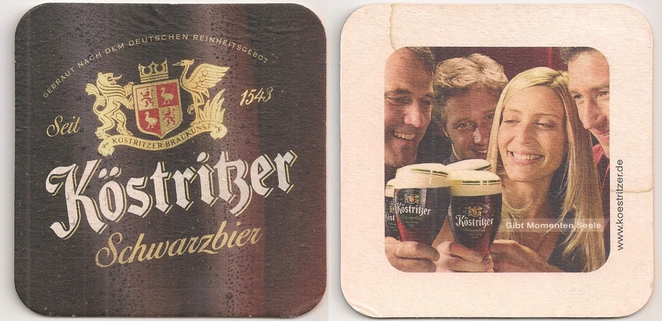 Köstritzer Schwarzbier - Bierdeckel "Gibt Momenten Seele" Motiv 3 - Bild 1 von 1
