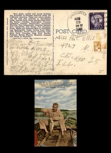 Mayfairstamps US 1961 Springville to Chicago IL Fisherman Postcard aar_90905 - Picture 1 of 2