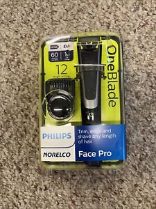 Philips Norelco One Blade Face Pro Li-Ion Batteries 12 Length Settings NEW BOX