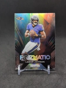 2023 Panini Prizm Football Lamar Jackson Prizmatic Insert Baltimore Ravens MVP - Picture 1 of 2