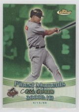 2001 Topps Finest Finest Moments Refractor Cal Ripken Jr #FM20 HOF