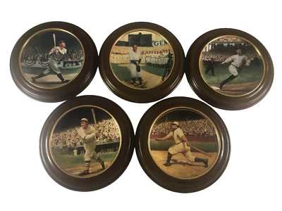 Delphi Legends Of Baseball Collector Plates Lot of 5 With Frames #1,2,3,5,6 - Image 1 of 4
