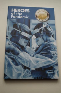 2 euro gedenkmünze 2021 malta helden der pandemie neu in blister coin-card - Bild 1 von 4