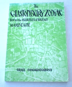 The Glastonbury Zodiac: Key To The Mysteries Of Britain Mary Caine UK Rare 1978 - Imagen 1 de 3