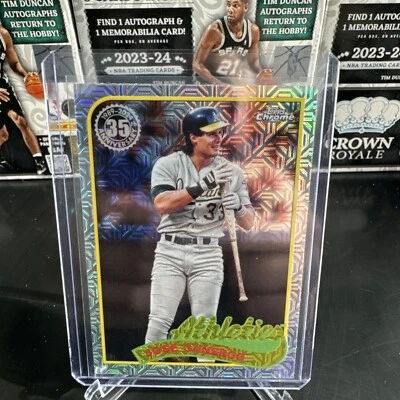 2024 TOPPS SERIES 2 SILVER PACK MOJO JOSE CANSECO OAKLAND ATHLETICS #2T89C-46 - Image 1 of 2