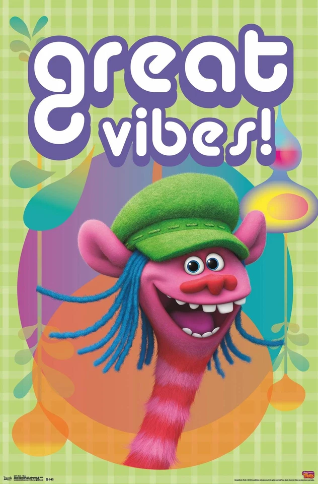 DreamWorks Trolls - VIbes Poster - Image 1 of 1