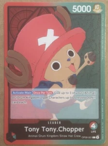 Tony Tony Chopper OP08-001 Leader Two Legends One Piece TCG  NM English  - Picture 1 of 1