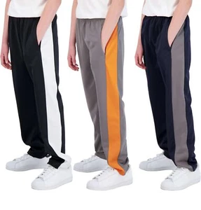 3 Pack Boys Active Tricot Sweatpants Track Pant Basketball Athletic Fashion T... - Picture 1 of 6