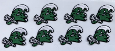 tulane patch Tulane university patch green wave college Tulane greenwave 8 pcs.  - Image 1 of 3