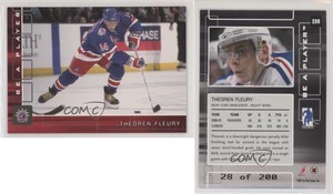 2001-02 ITG Be A Player Memorabilia Ruby /200 Theoren Fleury #239