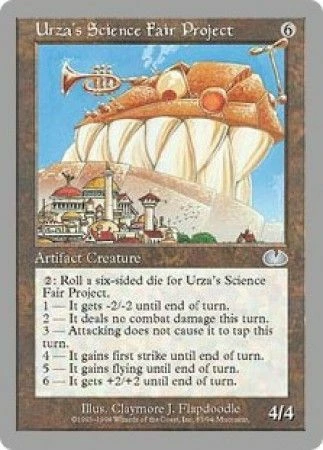 Urza's Science Fair Project Unglued Light Play MTG Magic DNA GAMES - Image 1 of 1