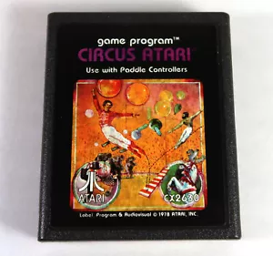 Atari 2600: CIRCUS ATARI Cartridge - TESTED & WORKS - Picture 1 of 2