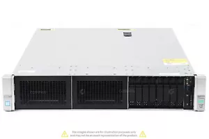 HP Proliant DL380 G9 8SFF 2x Xeon E5-2630 V4 192 GB RAM Rails - Foto 1 di 10