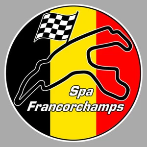 SPA FRANCORCHAMPS AUTODROME CIRCUIT RACING TRACK AUFKLEBER STICKER 9cm SA193 - Bild 1 von 1