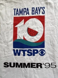 VINTAGE 1995-TAMPA BAY'S 10 WTSP-TANK TOP ERWACHSENE GRAFIK XL-SELTEN - Bild 1 von 4