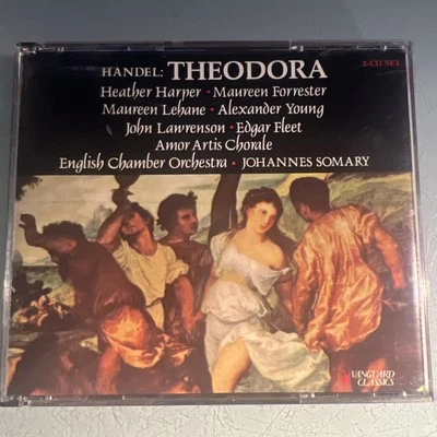 HANDEL: THEODORA (2CDs Vanguard 1992) Somary, English Chamber Orch, Harper Foto 1 de 4