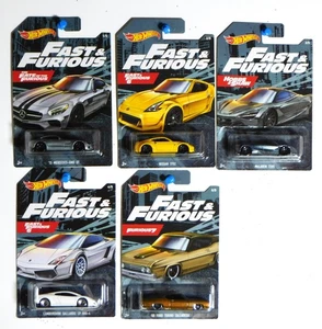 Hot Wheels 2020 "Fast & Furious" Complete Set 1-5- Lot of 5 - Picture 1 of 12