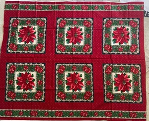Almohadas de pascua vintage de Navidad 6 frentes de almohada corte y costura tela 45"x53 - Imagen 1 de 1