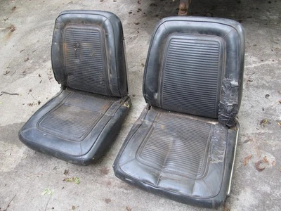 1964 1965 DODGE PLYMOUTH FURY POLARA CORONET BUCKET SEAT PAIR CORES #1 - Image 1 of 4