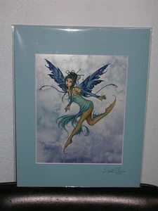 Amy Brown - Water Element - Matted - SIGNED - RARE - Picture 1 of 1