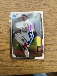 2015 Bowman Chrome #BCP136 Keury Mella signed & autograph - Picture 1 of 2