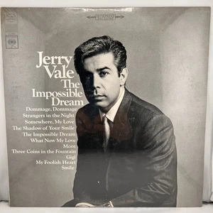 Sealed 1967 Jerry Vale The Impossible Dream CS 9383 Pop LP Vinyl Stereo - Picture 1 of 6