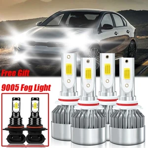 For Kia Forte 2021-2021 LED Headlight Hi/Lo Beam Fog Light Combo Bulbs 6000K - Picture 1 of 11
