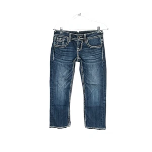 Pantalones de mezclilla capri azules Vigoss - para mujer talla 0 - Imagen 1 de 4