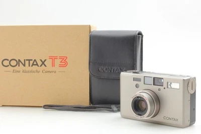 Doppelte Zähne [oben neuwertig in Box/Etui] Contax T3 Filmkamera aus JAPAN - Bild 1 von 4