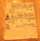 1736 Colonial Philadelphia Handwritten Receipt Signed Wm Hill Hall Hull