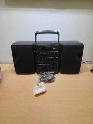 Sanyo Hi-Fi With Remote Stereo CD Radio Cassette  MCD-S670L Ghetto Blaster - Image 1 of 4
