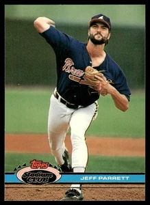 1991 Stadium Club Jeff Parrett Atlanta Braves #544 - Picture 1 of 2