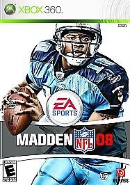 VIDEO GAME XBOX 360 Madden NFL 08 (2007) NFL Football