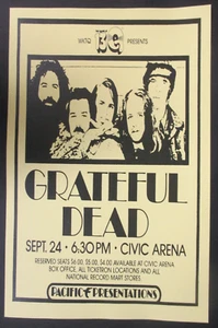 Grateful Dead Concert Poster 13Q Presents Pittsburgh Civic Arena 11" X 17" ! - Picture 1 of 1