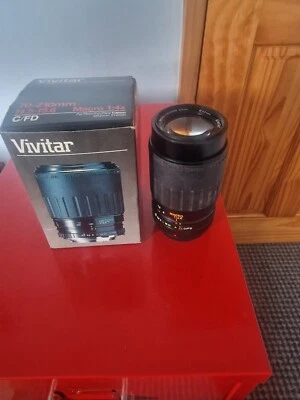 Vivitar 70-210mm f4.5-f5.6 Macro Pentax PKA Fit, Boxed In Excellent Condition. - Image 1 of 4