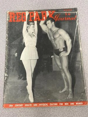 THE REG PARK JOURNAL muscle bodybuilding mag STEVE REEVES & JANE POWELL 3-55 Foto 1 de 4