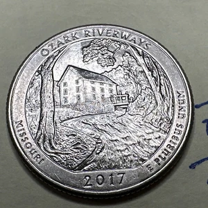 2017 D Washington quarter ATB Missouri Ozark Riverways 25C 7735N - Picture 1 of 3