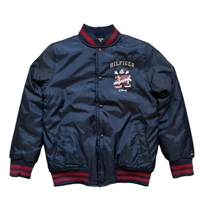 NWT Tommy Hilfiger X Disney Big Boys' Varsity Mickey Mouse Graphic Bomber Jacket - Picture 1 of 11