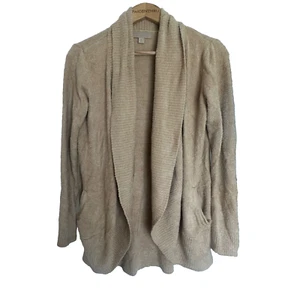 Barefoot Dreams Bamboo CozyChic Cardigan Pullover Beige M Lounge Comfort - Bild 1 von 9