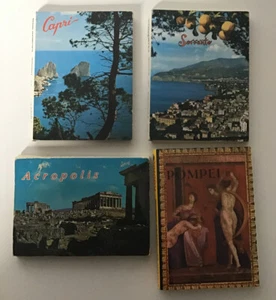 Vintage Kodak Fotocolor Postcard Fold Out Picture Books Lot 4 Total 69 Pictures - Picture 1 of 10