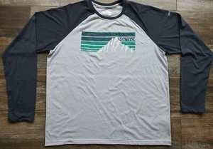 MARMOT Graphic Long Sleeve Baseball Raglan Tee Gr. XL grau grün Grafik Unisex - Bild 1 von 9