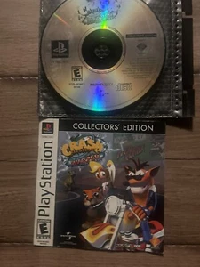 Crash Bandicoot: Warped - Collector's Edition (PS1, 1998) DISC ONLY WITH MANUAL - Picture 1 of 3